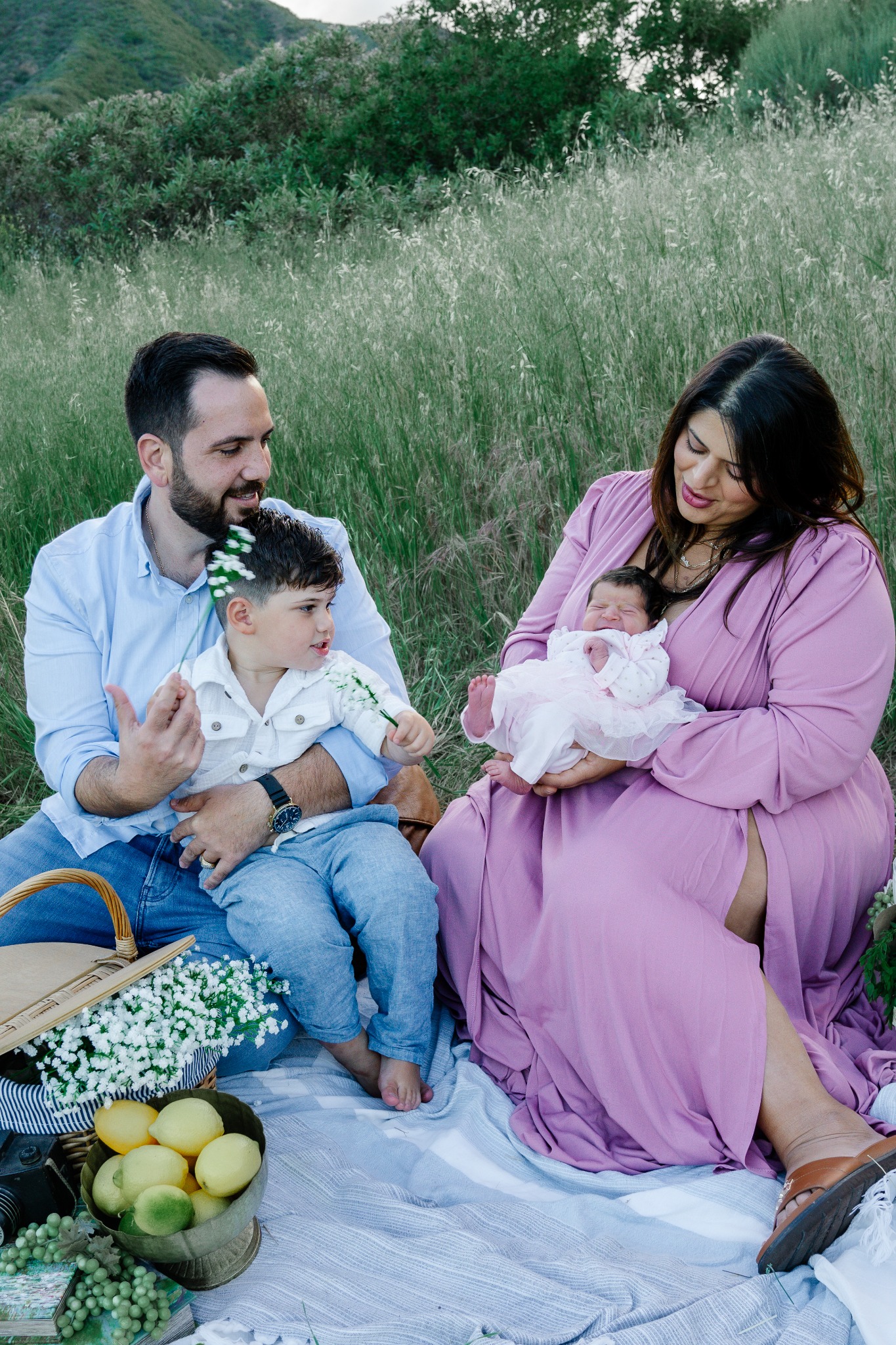 Peter Yahiayan with his family in Santa Clarita