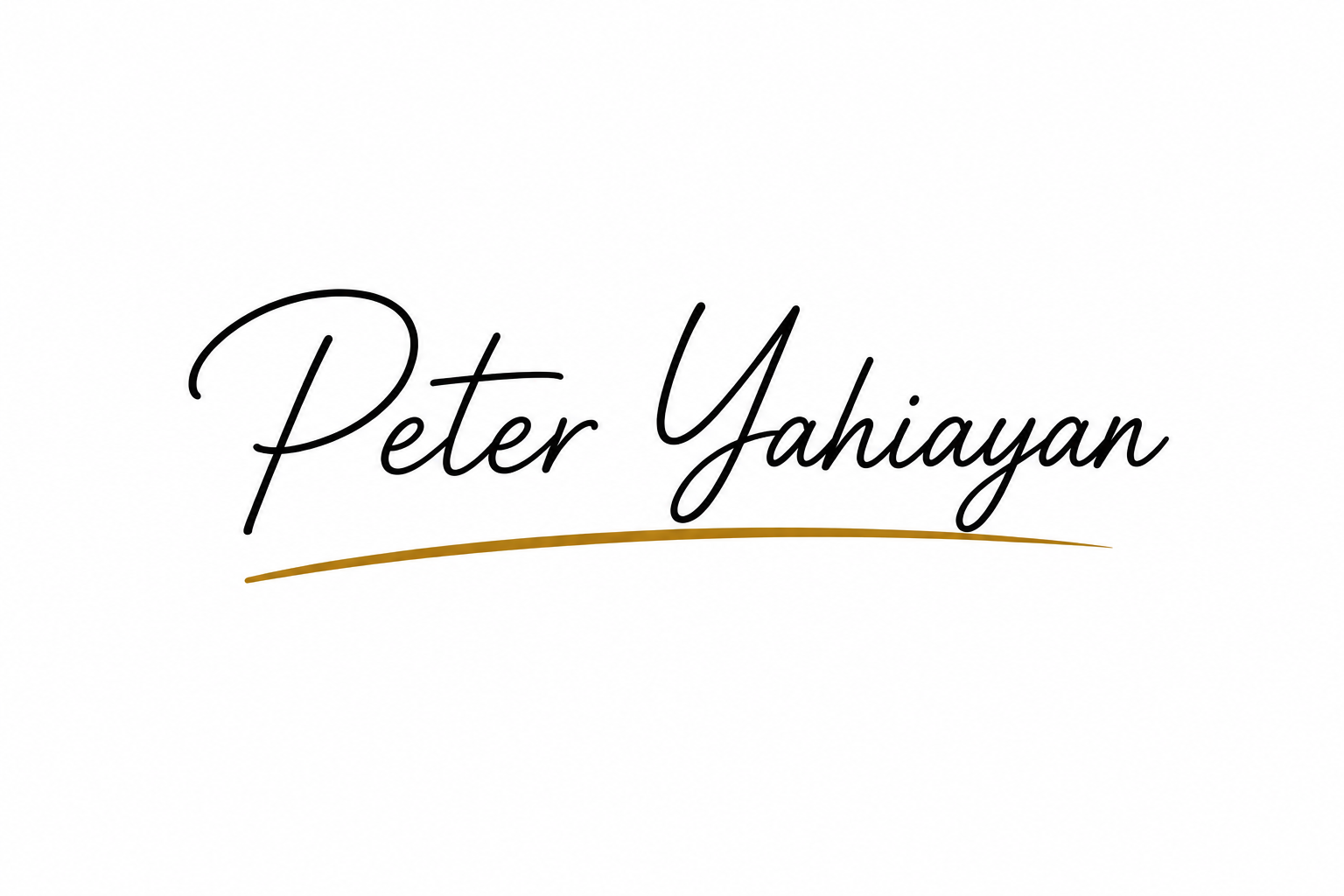 Peter Yahiayan Logo